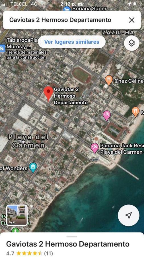 Gaviotas 2 Hermoso Departamento Playa del Carmen